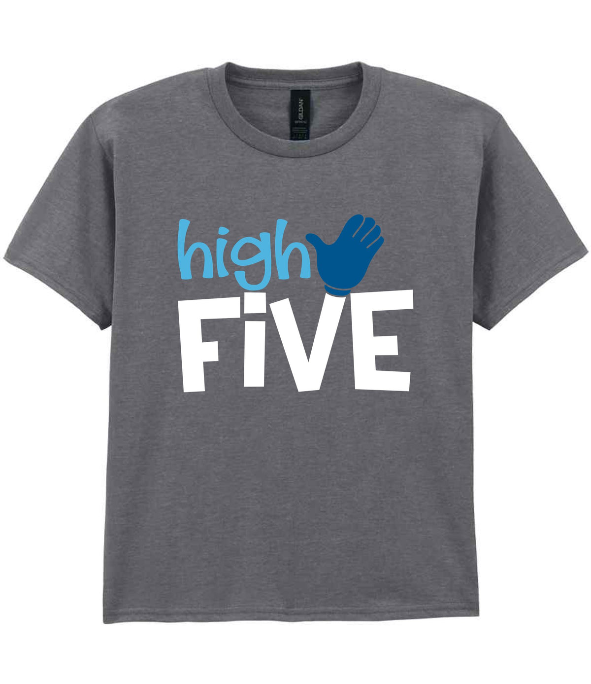 High FIVE t-shirt in graphite heather