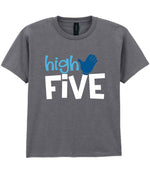 High FIVE t-shirt in graphite heather