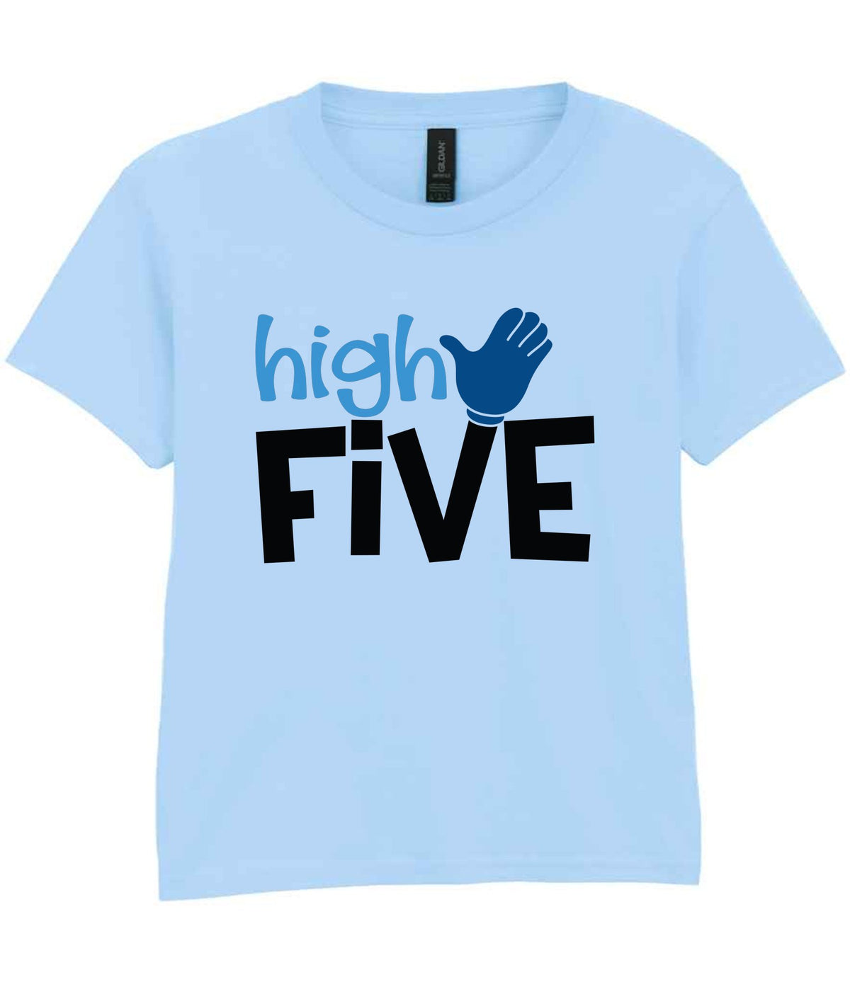 High FIVE t-shirt in light blue