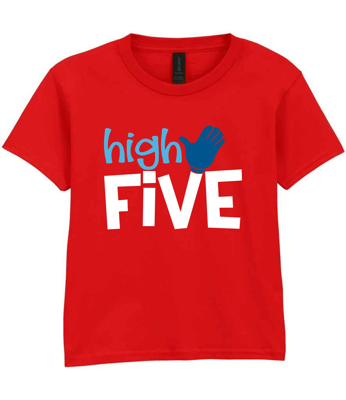 High FIVE t-shirt in red
