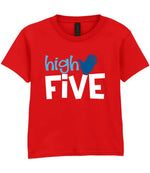 High FIVE t-shirt in red