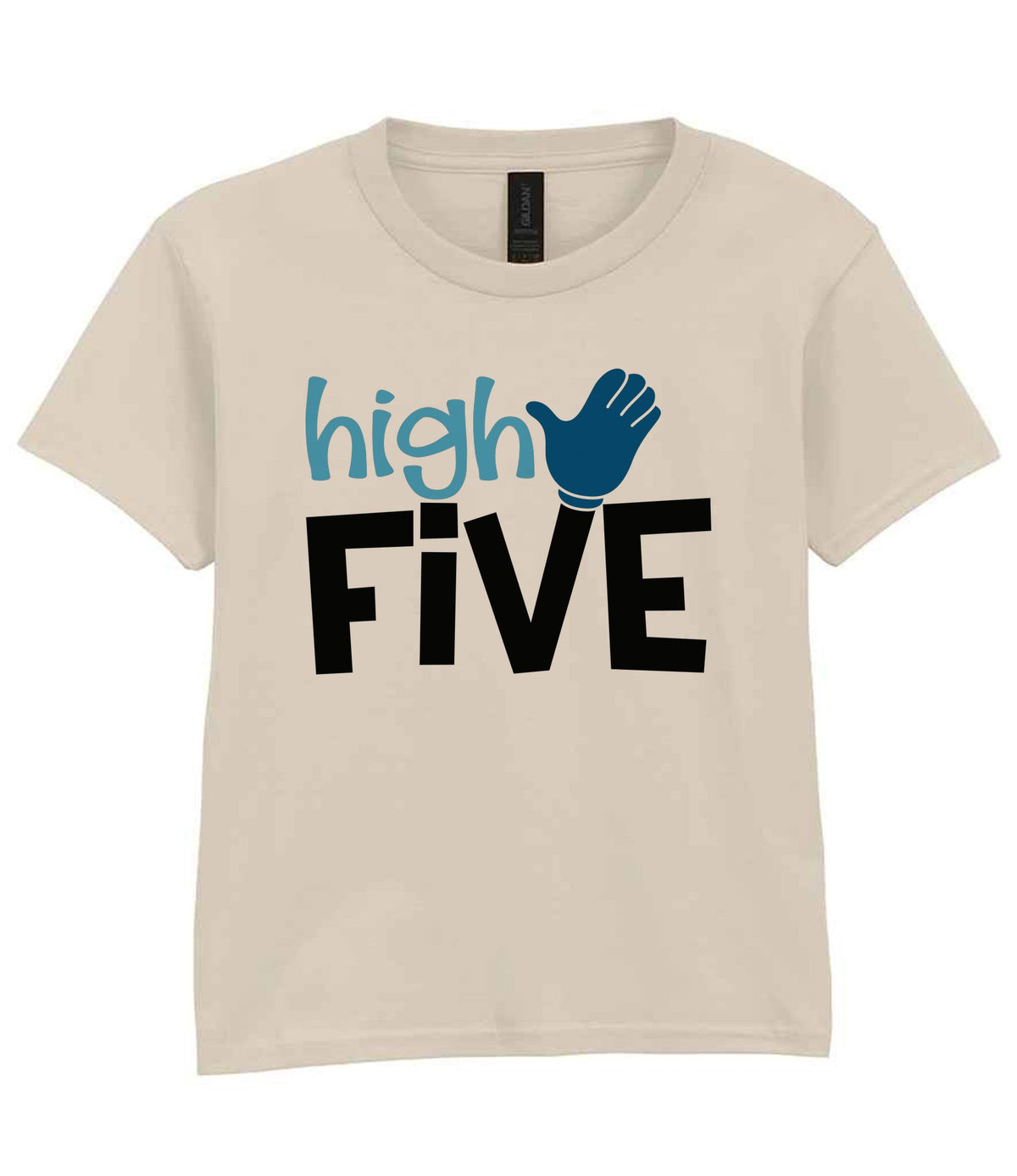 High FIVE t-shirt in sand