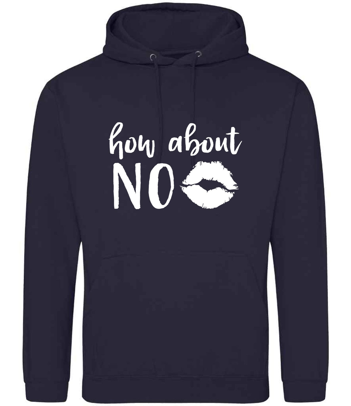 How About NO hoodie in new french navy