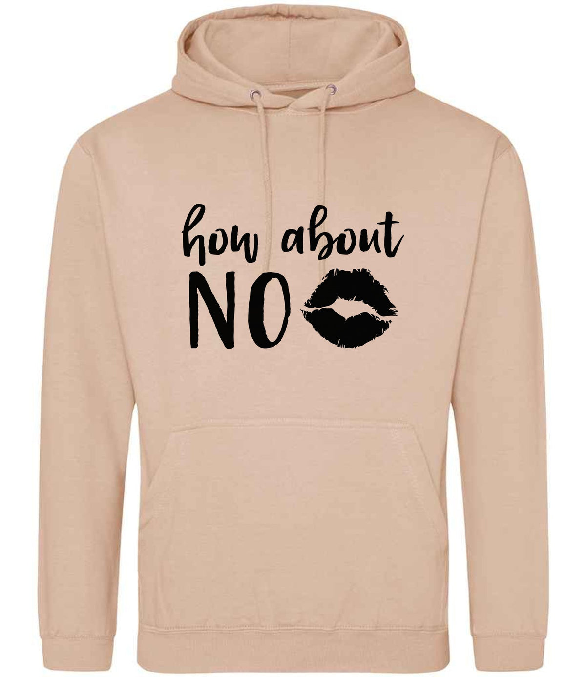 How About NO hoodie in peach perfect