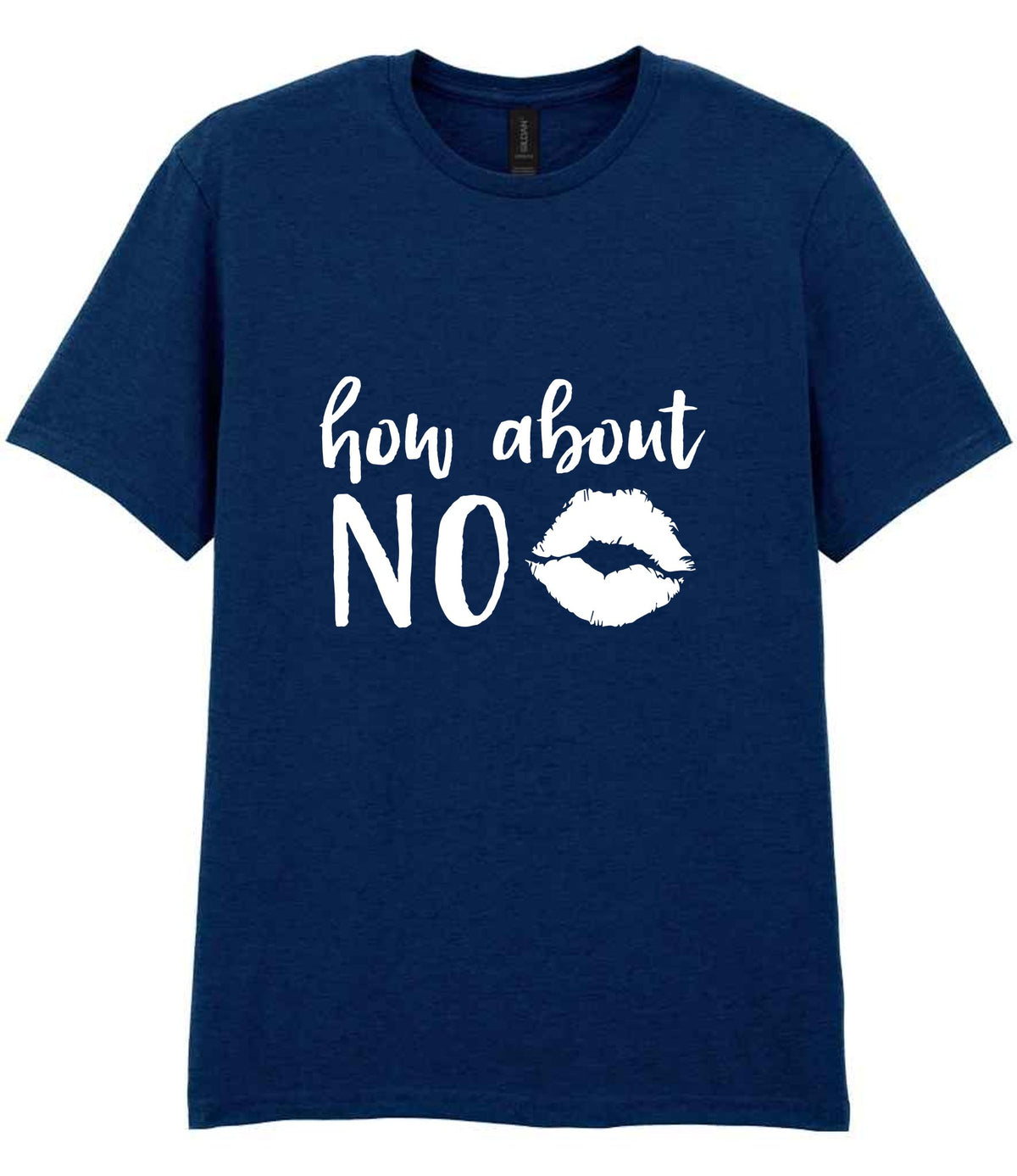 How About NO t-shirt in navy