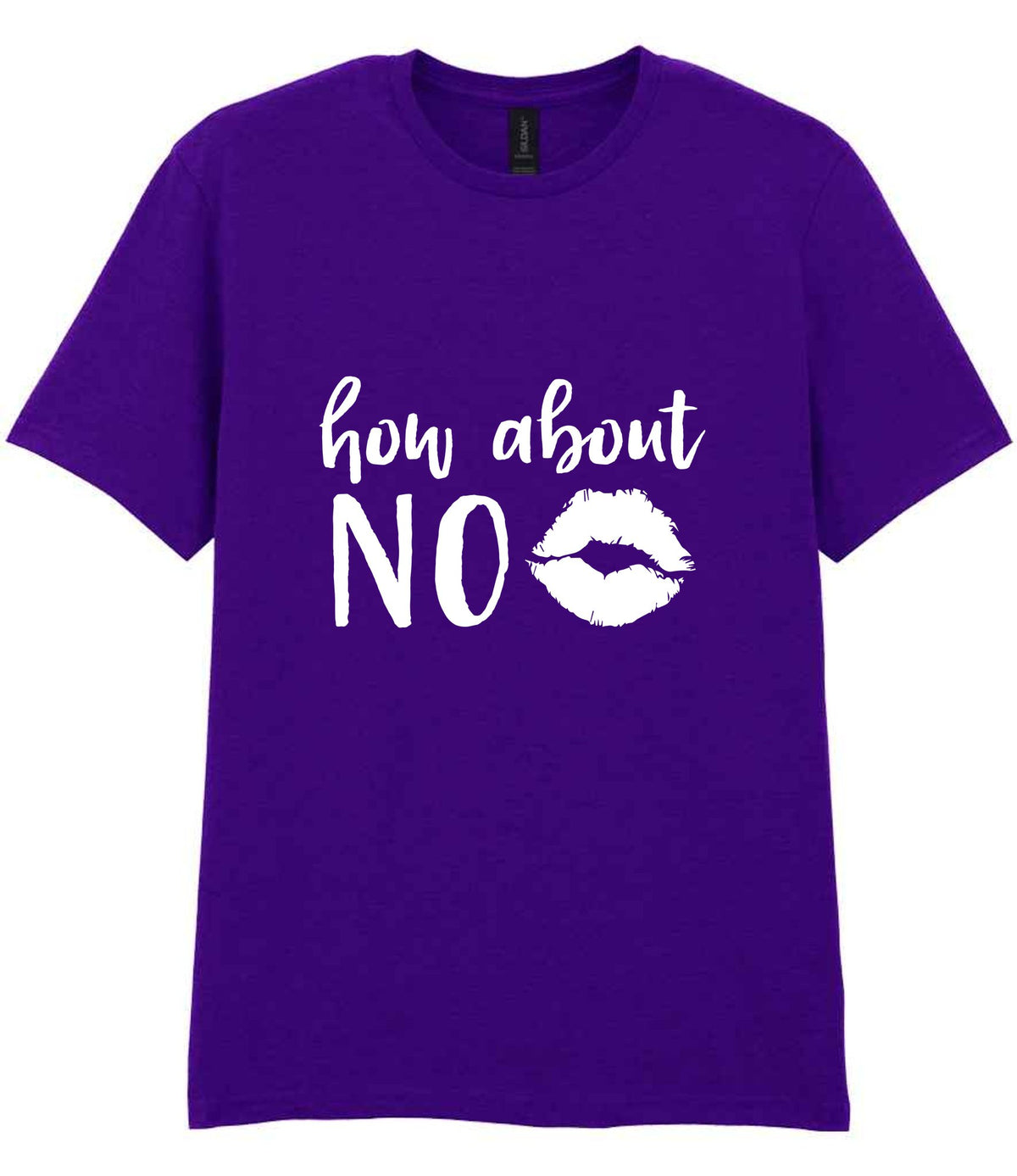 How About NO t-shirt in purple