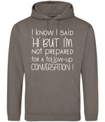 IknowIsaidhibut hoodie in natural clay