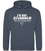 ImnotstubbornImjustalwaysright hoodie in airforce blue