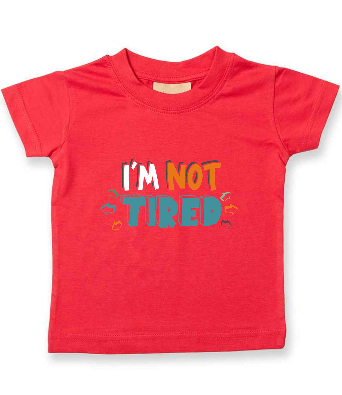 I'm Not Tired – Unisex T-Shirt in Red