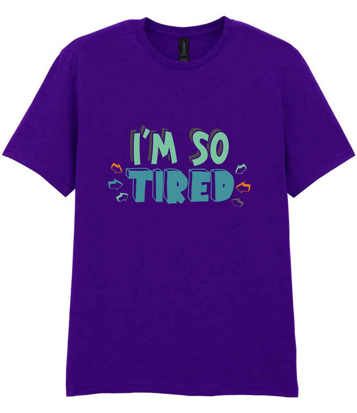 I'm So Tired t-shirt in purple