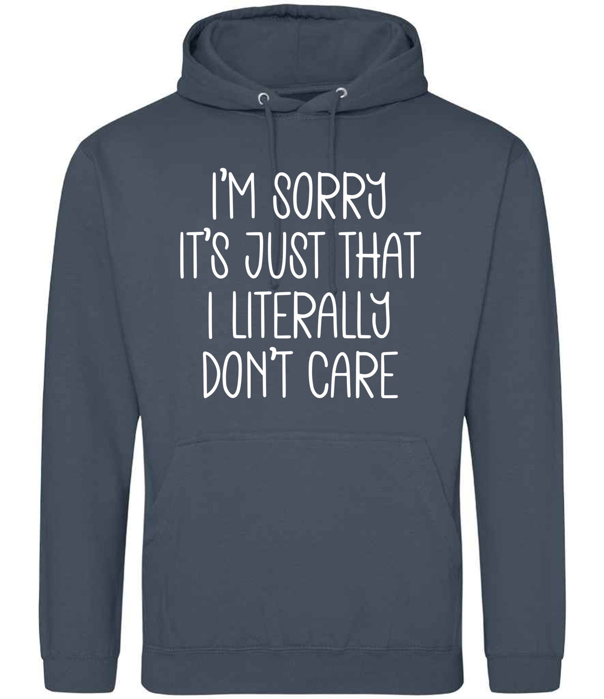 ImsorryitsjustthatIliterallydontcare hoodie in airforce blue