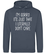 ImsorryitsjustthatIliterallydontcare hoodie in airforce blue