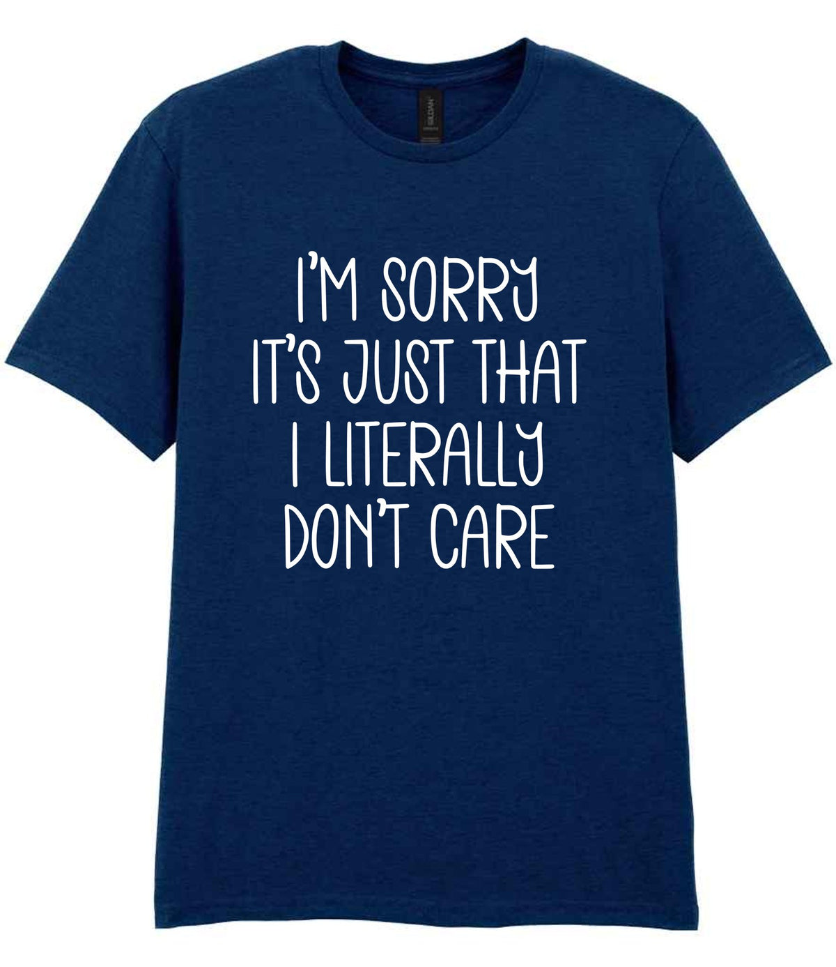 ImsorryitsjustthatIliterallydontcare t-shirt in navy