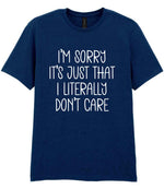 ImsorryitsjustthatIliterallydontcare t-shirt in navy