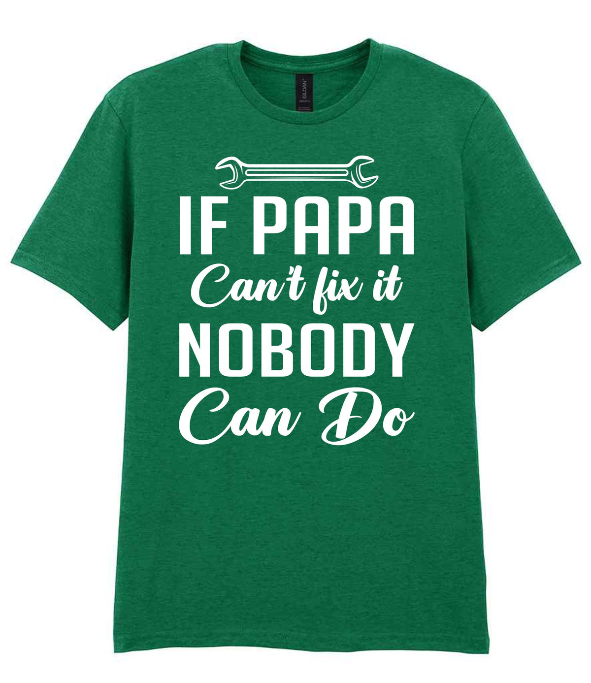 IF PAPA Can't Fix It NOBODY Can Do t-shirt in kelly green