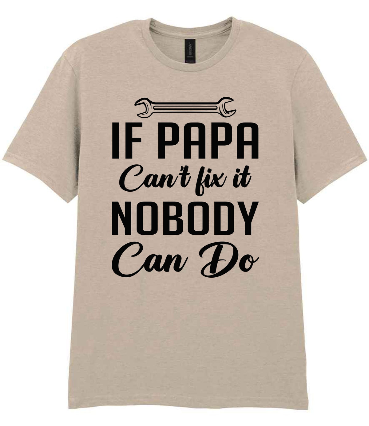 IF PAPA Can't Fix It NOBODY Can Do t-shirt in sand