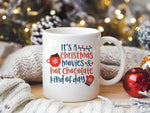 CHR135 Christmas Movies orca 11oz standard mug in white