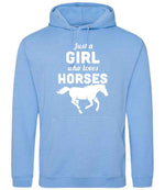 Just a GIRL Who Loves HORSES – Unisex Hoodie