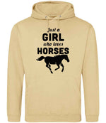 Just a GIRL Who Loves HORSES – Unisex Hoodie