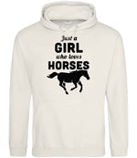Just a GIRL Who Loves HORSES – Unisex Hoodie