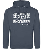 Just Another Sexy-Ass Engineer hoodie in airforce blue