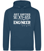 Just Another Sexy-Ass Engineer hoodie in ink blue