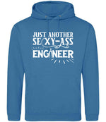 Just Another Sexy-Ass Engineer hoodie in sapphire blue