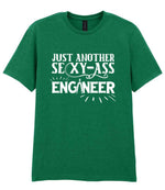 Just Another Sexy-Ass Engineer t-shirt in kelly green