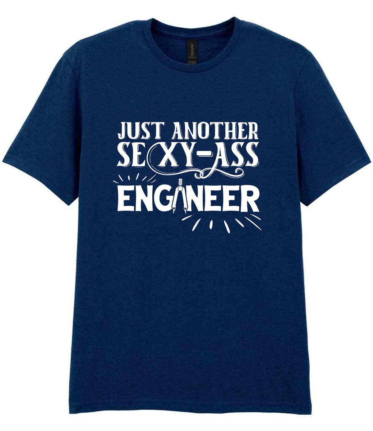 Just Another Sexy-Ass Engineer t-shirt in navy