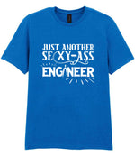 Just Another Sexy-Ass Engineer t-shirt in royal blue
