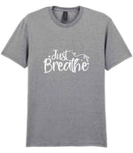 Just Breathe t-shirt in sport grey