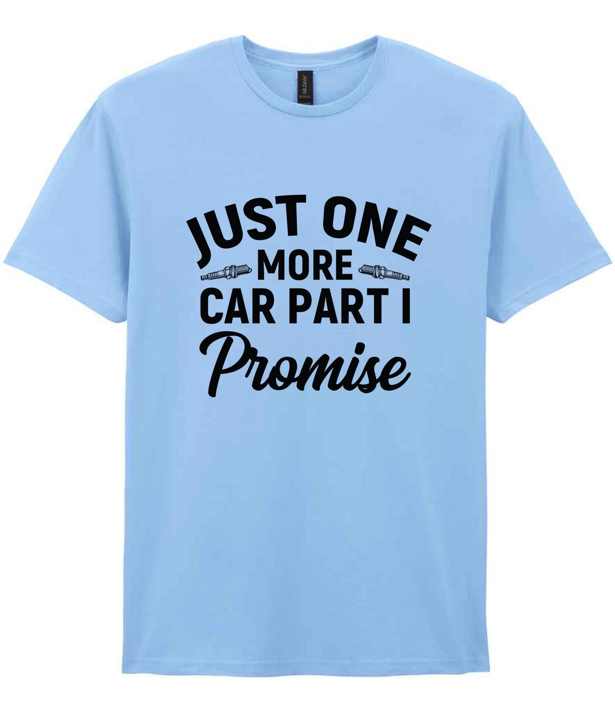 JUST ONE MORE CAR PART I Promise t-shirt in light blue