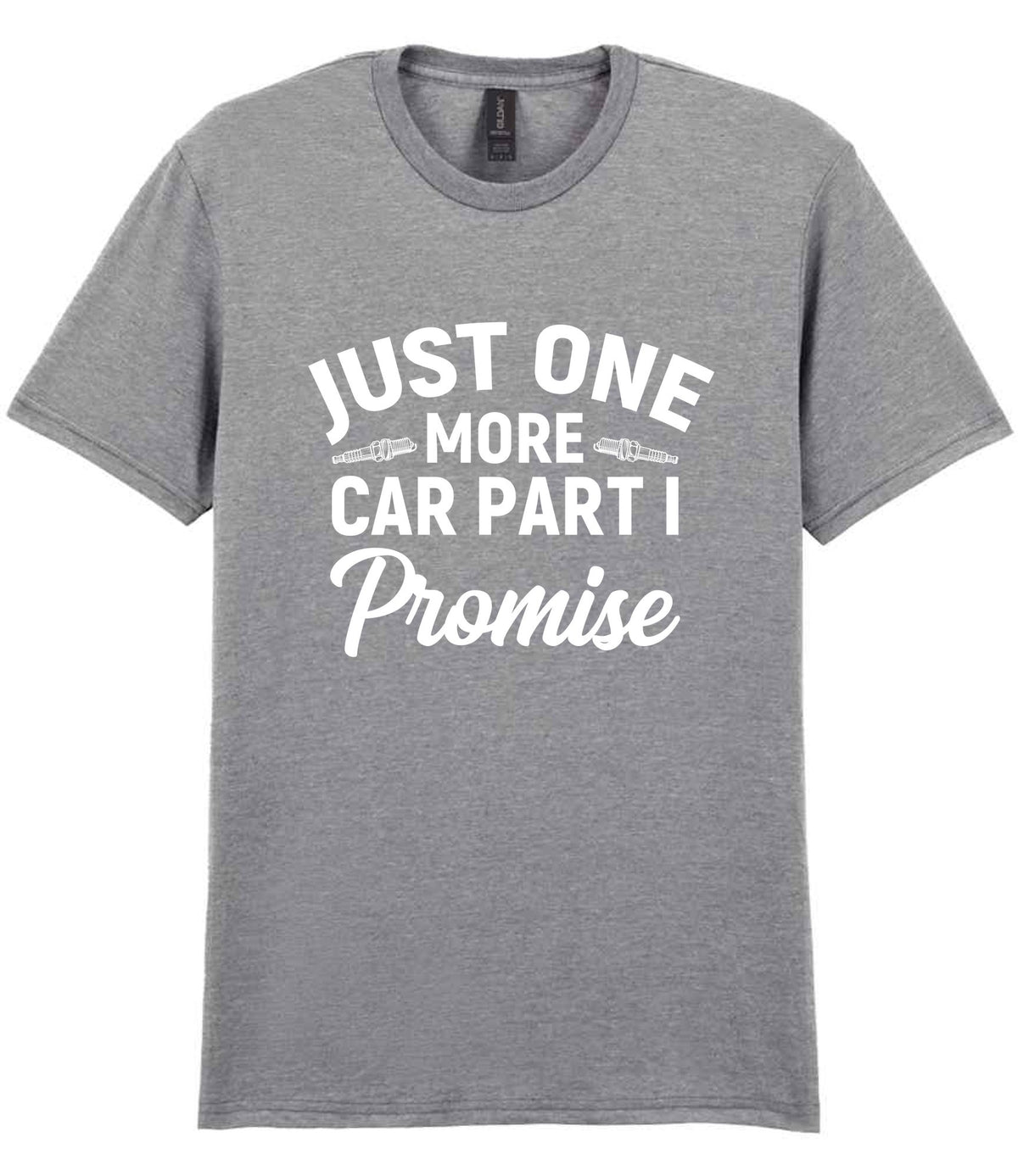 JUST ONE MORE CAR PART I Promise t-shirt in sport grey