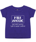 MILK AHOLIC but Don't Worry. I Got It Under Control t-shirt in purple