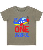 Mr One Derful t-shirt in khaki