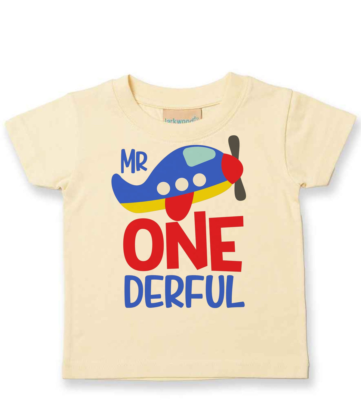 Mr One Derful t-shirt in pale yellow