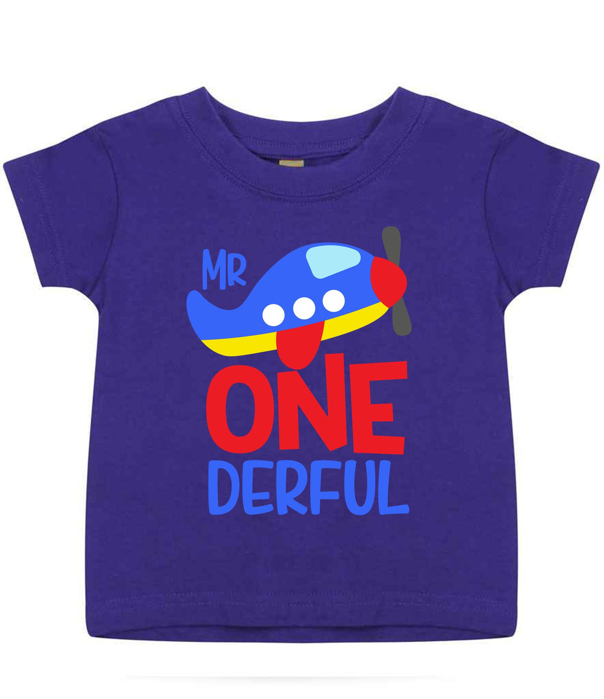Mr One Derful t-shirt in purple