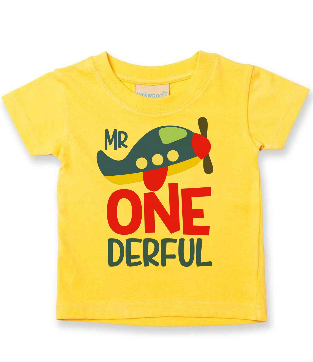 Mr One Derful t-shirt in sunflower