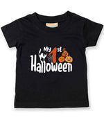My 1st Halloween t-shirt in black