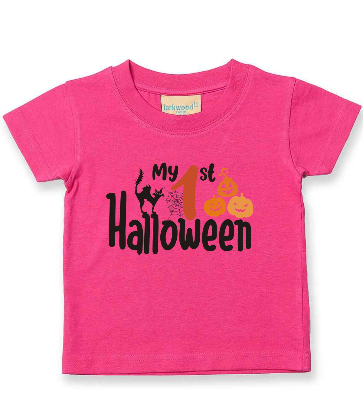 My 1st Halloween t-shirt in fuchsia