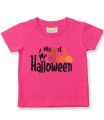 My 1st Halloween t-shirt in fuchsia