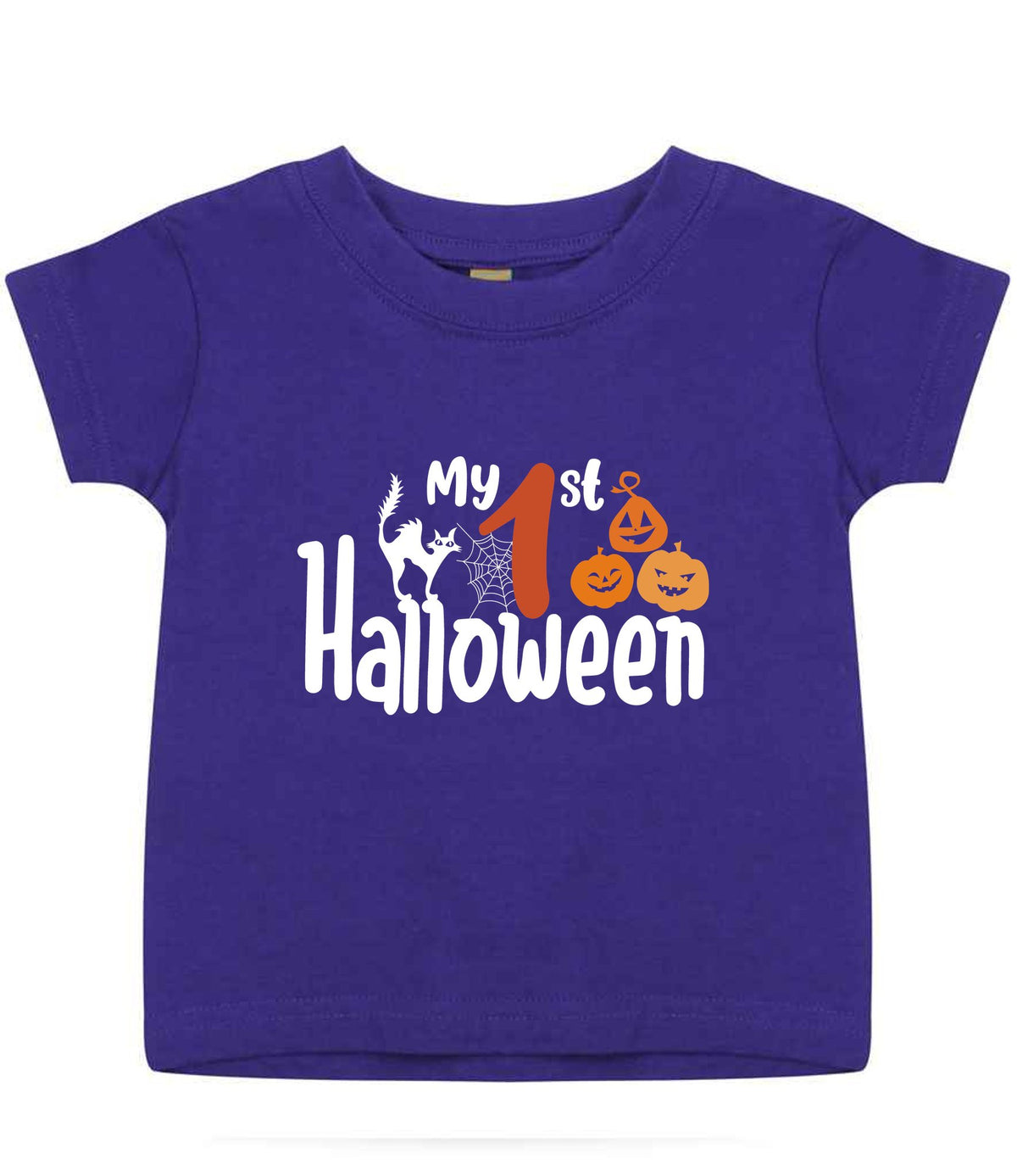 My 1st Halloween t-shirt in purple