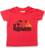 My 1st Halloween t-shirt in red