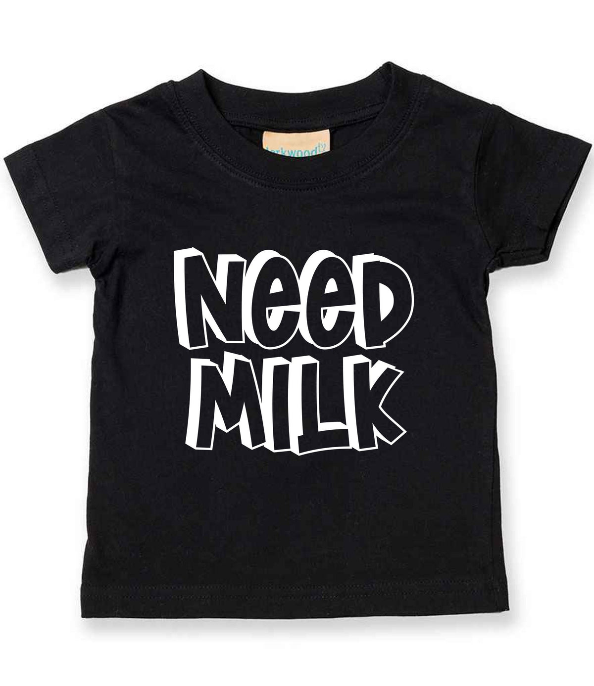 Need Milk t-shirt in black