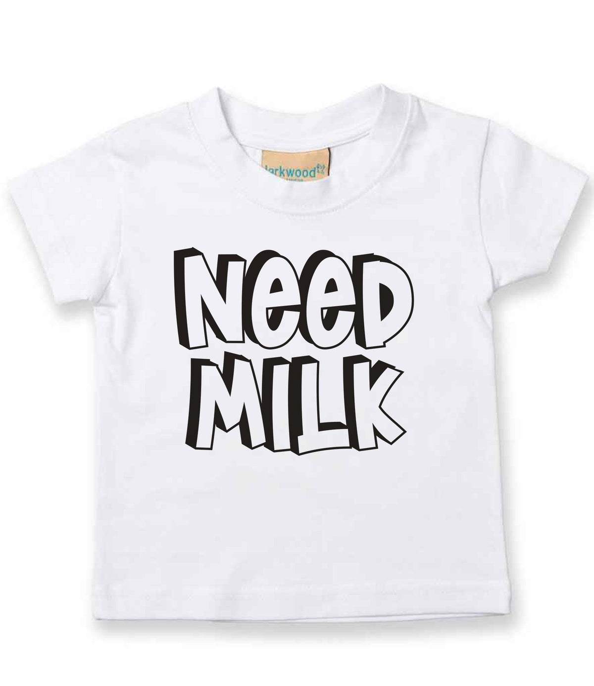 Need Milk t-shirt in white