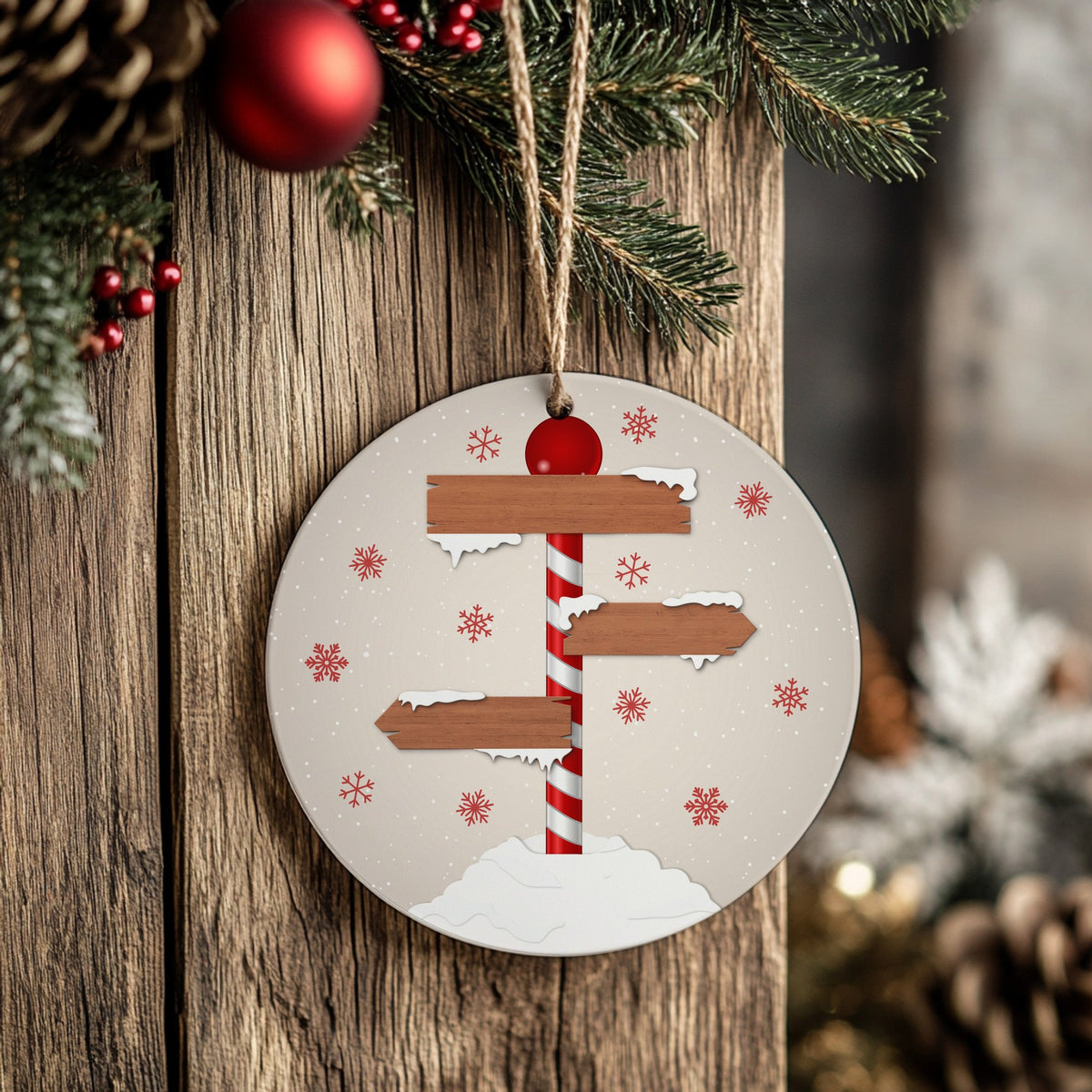 North Pole 2 hanging decoration in standard