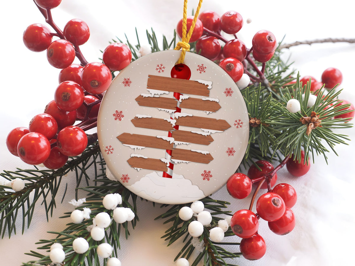 North Pole 8 hanging decoration in standard