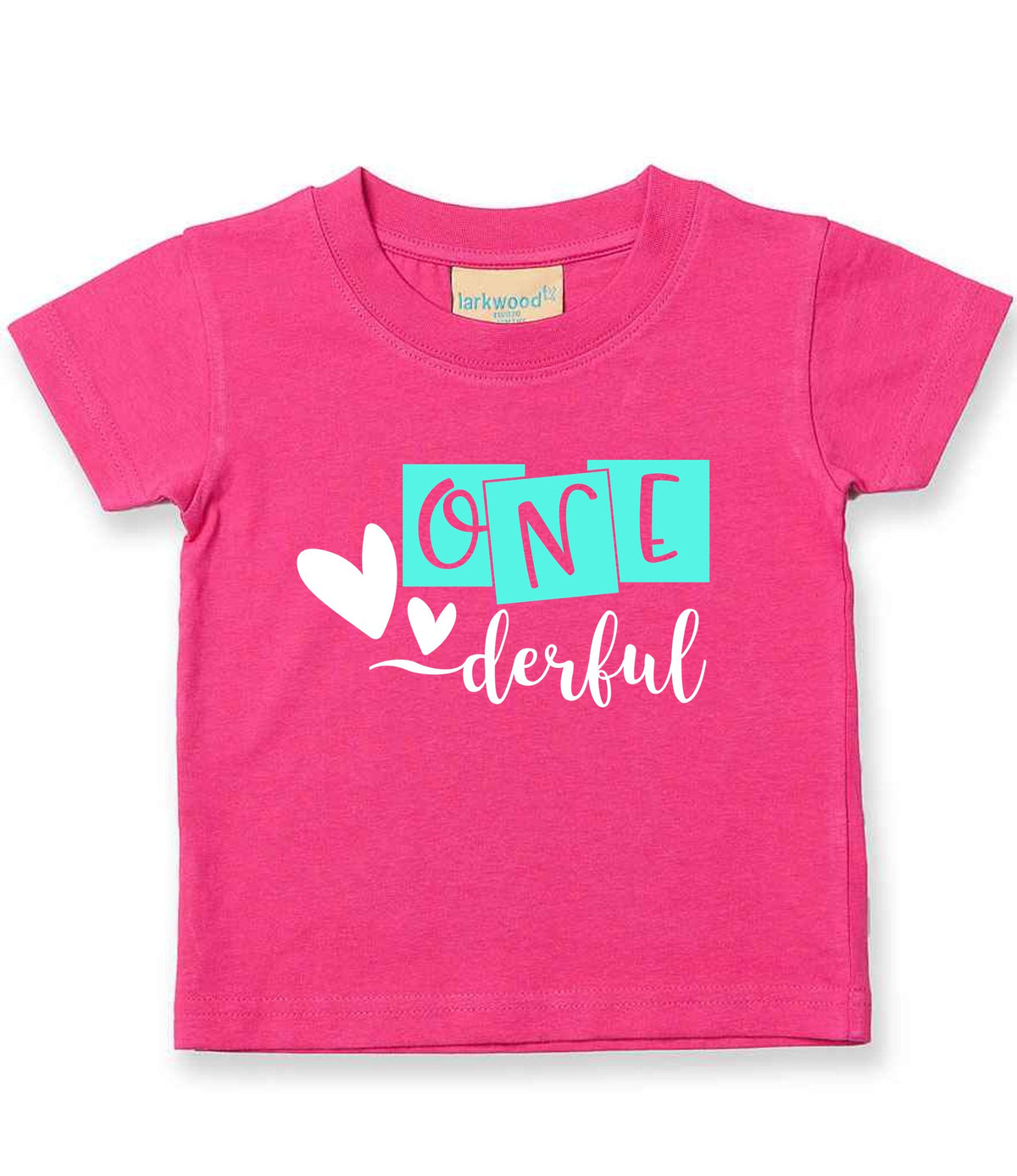 ONE Derful t-shirt in fuchsia