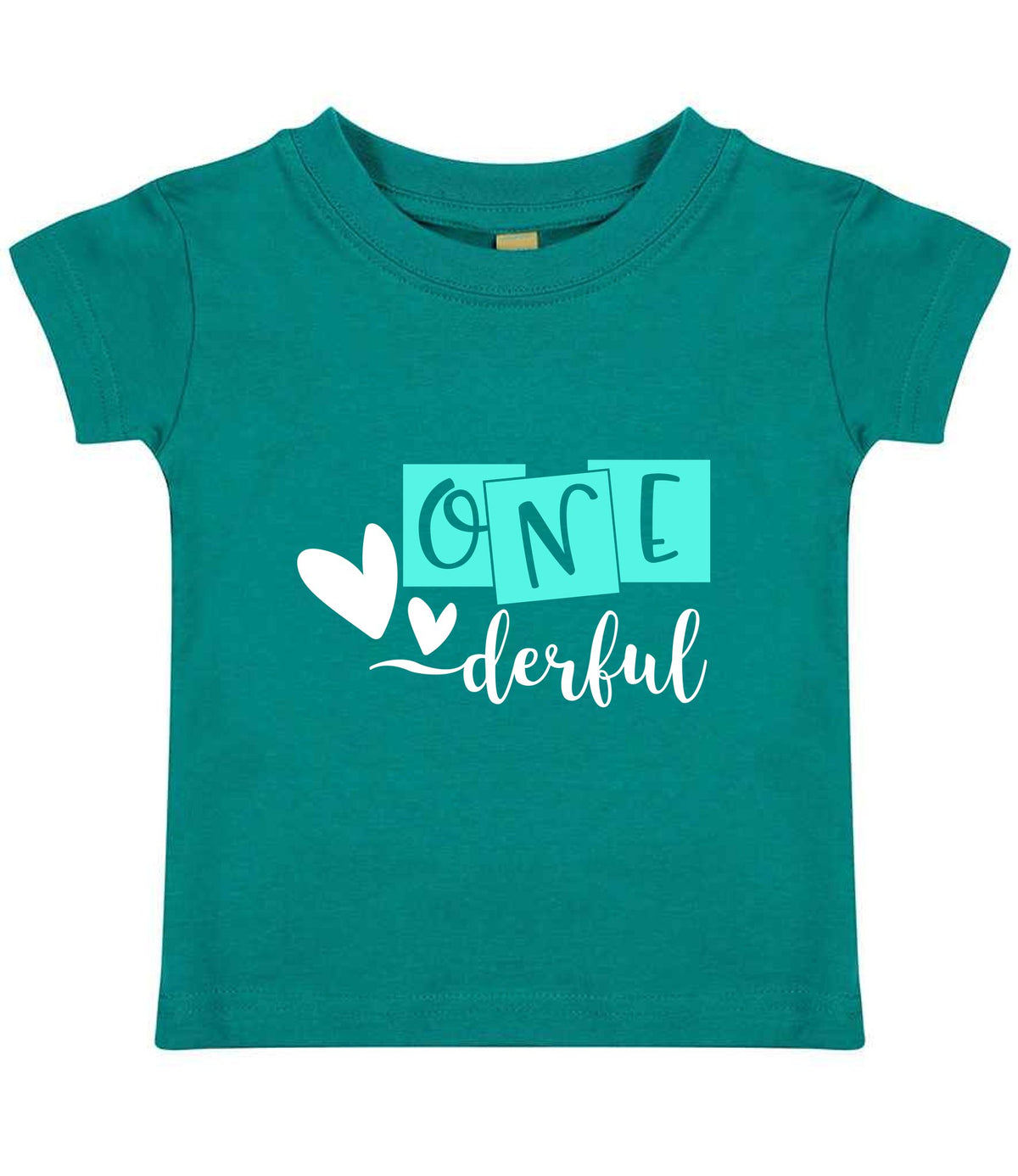 ONE Derful t-shirt in jade