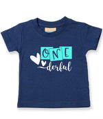 ONE Derful t-shirt in navy